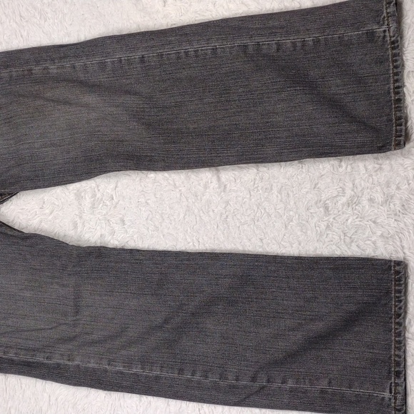 Levi's 501 Grey Colored Denim Five Pocket Button Fly Mid Rise Straight Leg Jean - Picture 5 of 13